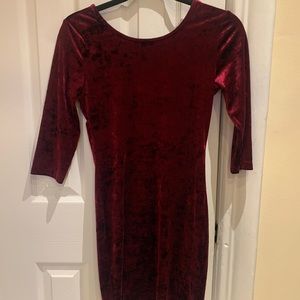 Red Velvet Dress